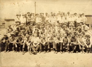 Spelter zinc workers